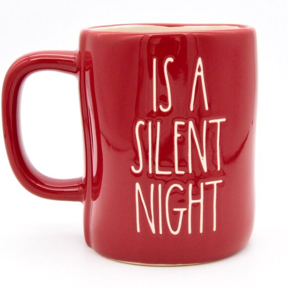 Red Rae Dunn Mug, All Mama Wants for Christmas 16oz Ceramic Coffee Cup Gift, New - Picture 2 of 10